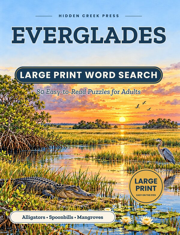 Cover of Everglades Large Print Word Search