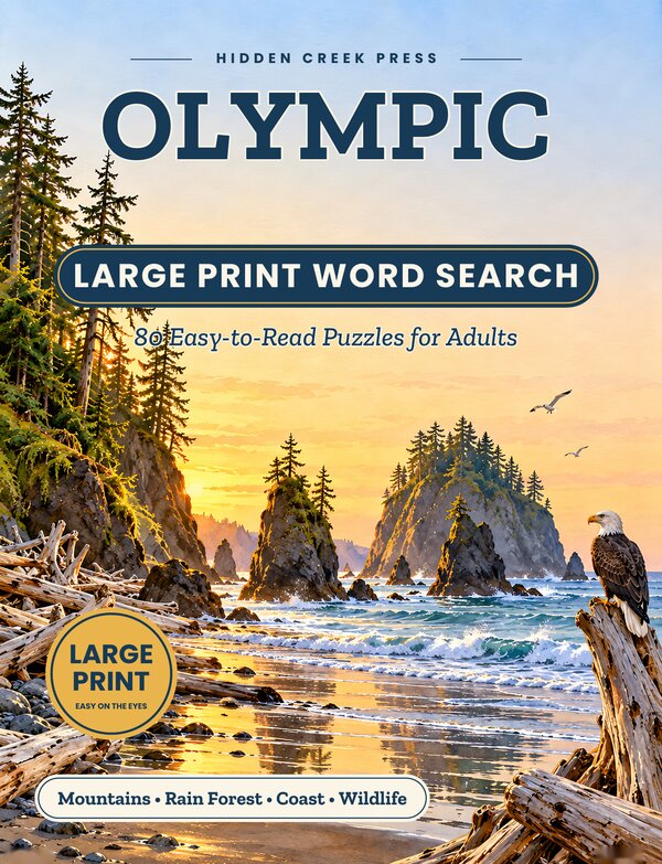 Cover of Olympic Large Print Word Search